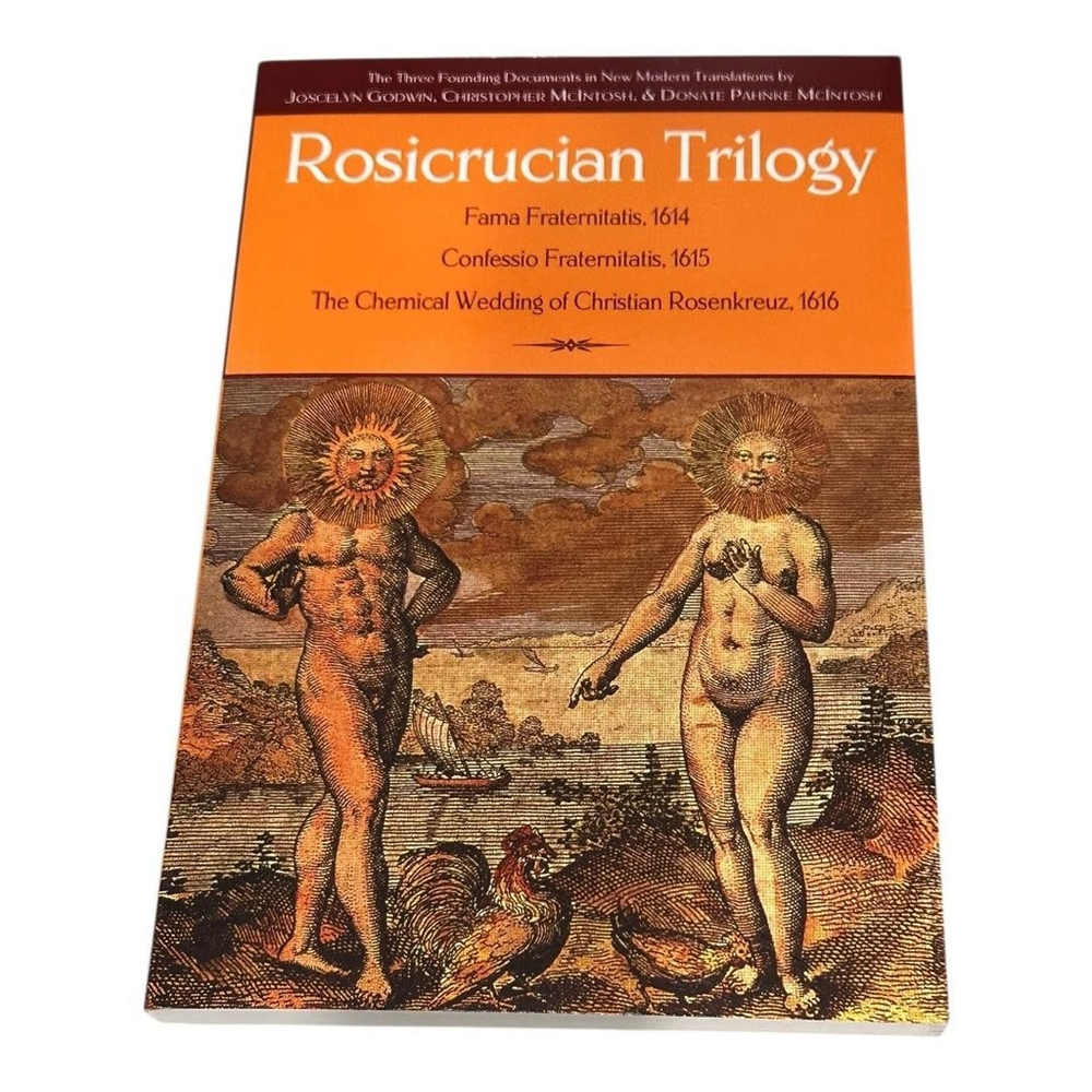 Rosicrucian Trilogy Godwin McIntosh Weiser Orange Trade PB Occult Esoteric USA